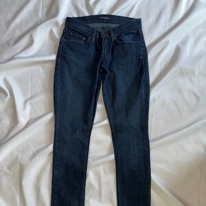 Y2K Levis 524 Too Superlow Dark Denim- Size 0S